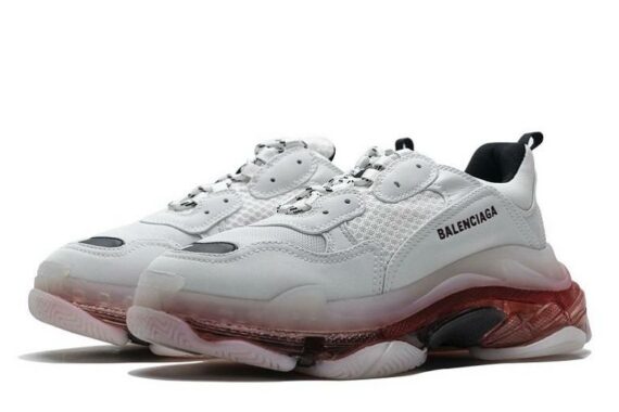 Balenciaga Triple S Clear Sole "Milk White Black"