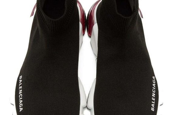 Balenciaga Clear Sole Speed "Black & Pink"