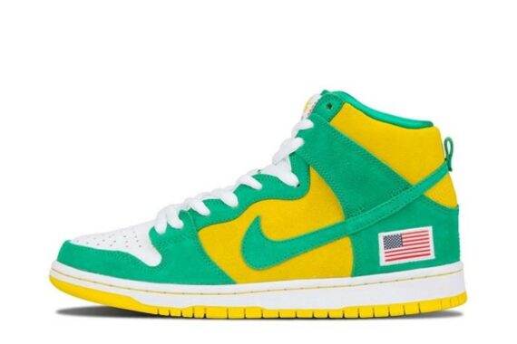 Nike SB Dunks High "Oakland A's"