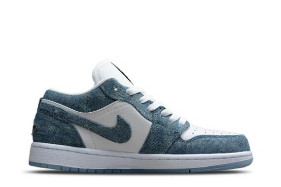 Nike Air Jordan 1 Retro Low Canvas "White Denim" WMNS