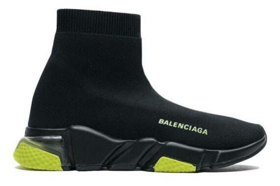 Balenciaga Speed Clear Sole "Black/Yellow Fluo"