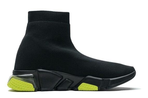 Balenciaga Speed Clear Sole "Black/Yellow Fluo"