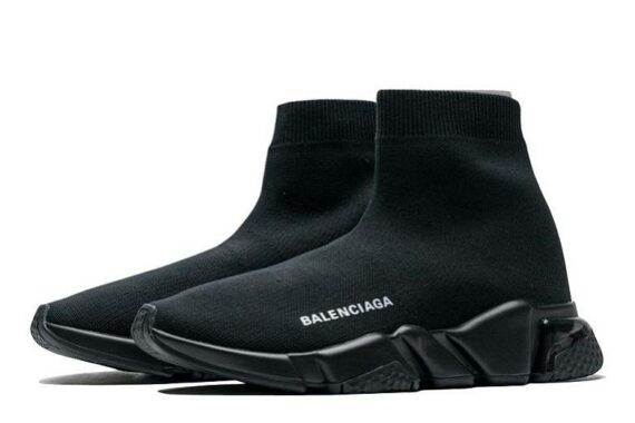 Balenciaga Speed Clear Sole "Black"