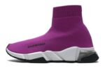 Balenciaga Speed Clear Sole "Fuchsia White"