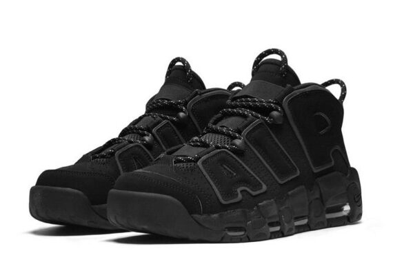 Air More Uptempo “Triple Black Reflective”