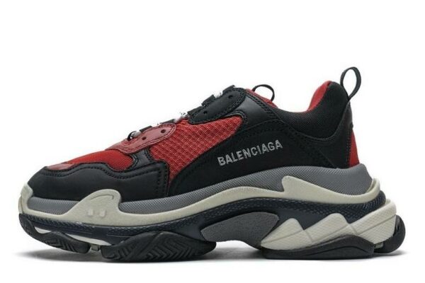 Balenciaga Triple S "Black Red Grey"