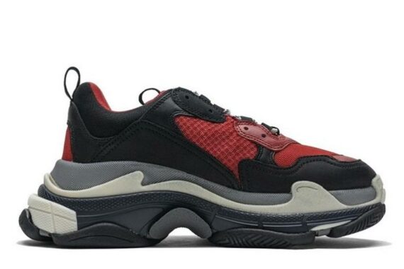 Balenciaga Triple S "Black Red Grey"