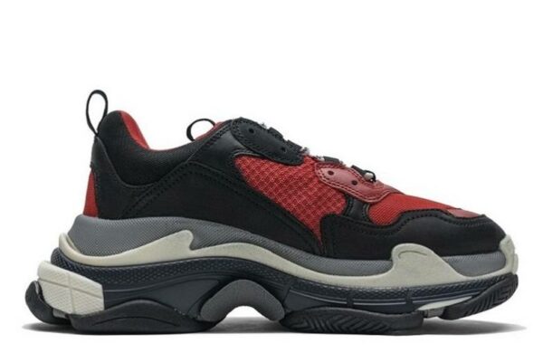 Balenciaga Triple S Black Red Grey 483513W06E11006