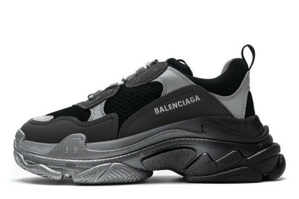 Balenciaga Triple S "Black Grey Silver"