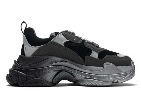Balenciaga Triple S "Black Grey Silver"