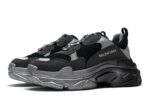 Balenciaga Triple S "Black Grey Silver"