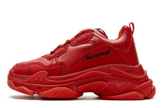 Balenciaga Triple S "Letter Bright Red"