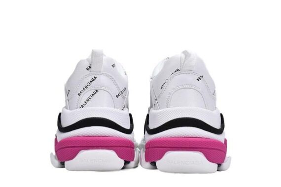 Balenciaga Triple S "Letter White Rose Red"