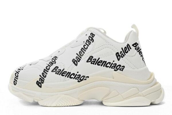 Balenciaga Triple S WMNS Logotype Sneaker "White"