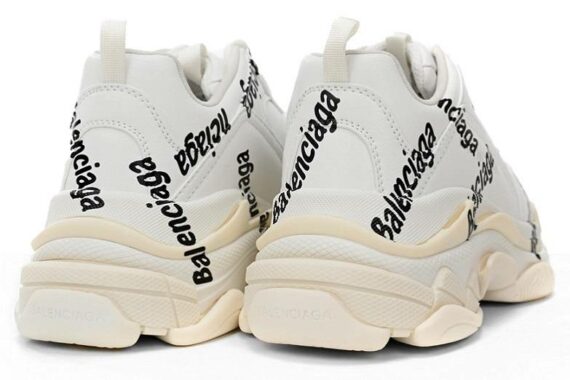 Balenciaga Triple S WMNS Logotype Sneaker "White"