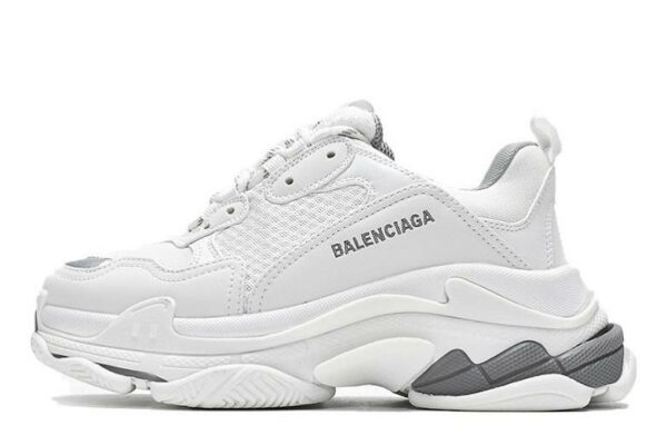 Balenciaga Triple S White Silver 524039W2FS41200