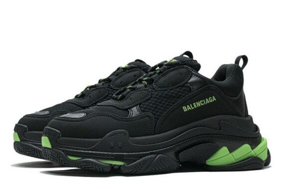 Balenciaga Triple S "Black Green"