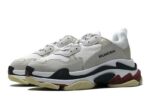 Balenciaga Triple S "White Dark Grey Red"