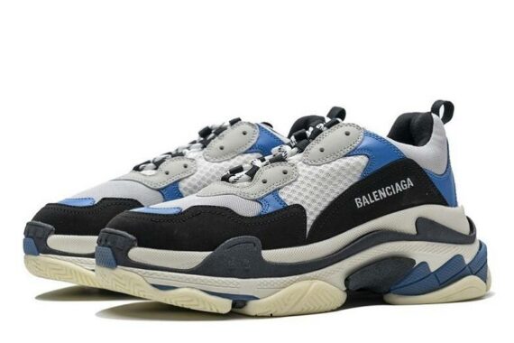 Balenciaga Triple S "Black Grey Blue"