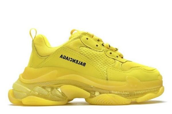 Balenciaga Triple S Clear Sole Yellow 541624W09017500