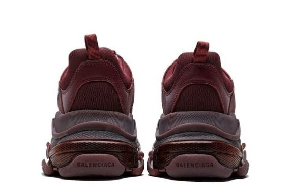 Balenciaga Triple S Clear Sole "Red Wine"