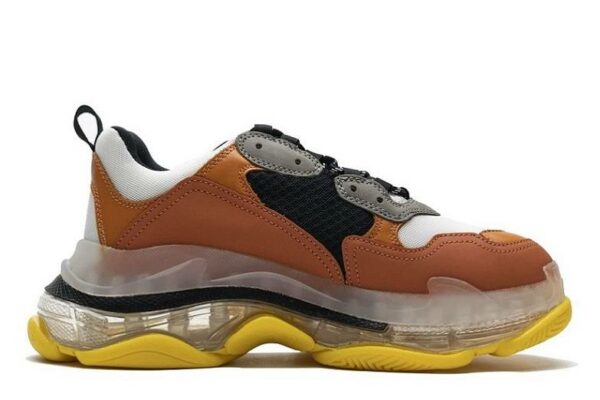 Balenciaga Triple S Clear Sole Black Orange 541624W09E11766