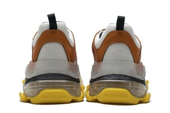 Balenciaga Triple S Clear Sole "Black Orange"