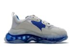 Balenciaga Triple S Clear Sole "White Blue"