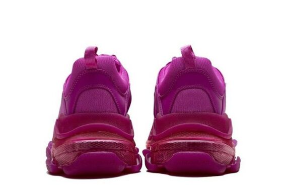 Balenciaga Triple S Clear Sole "Plum Red"