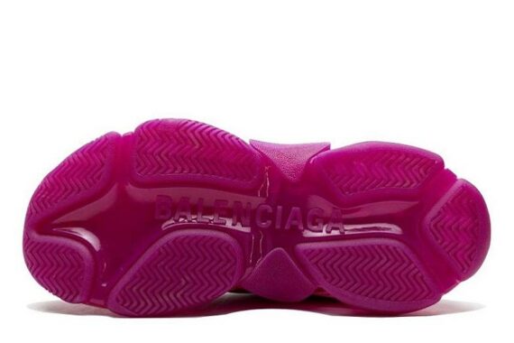 Balenciaga Triple S Clear Sole "Plum Red"