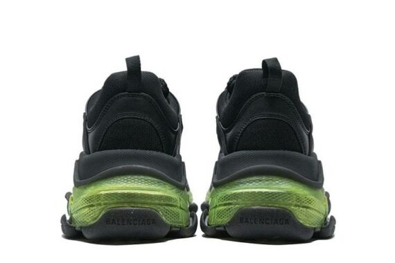 Balenciaga Triple S Clear Sole "Black Green"