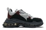 Balenciaga Triple S Clear Sole "Black Brown Red"