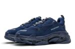 Balenciaga Triple S Clear Sole "Dark Blue"