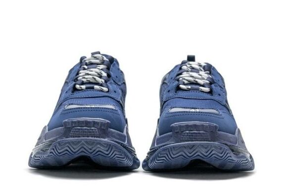 Balenciaga Triple S Clear Sole "Dark Blue"