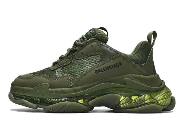 Balenciaga Triple S Clear Sole “Dark Green”