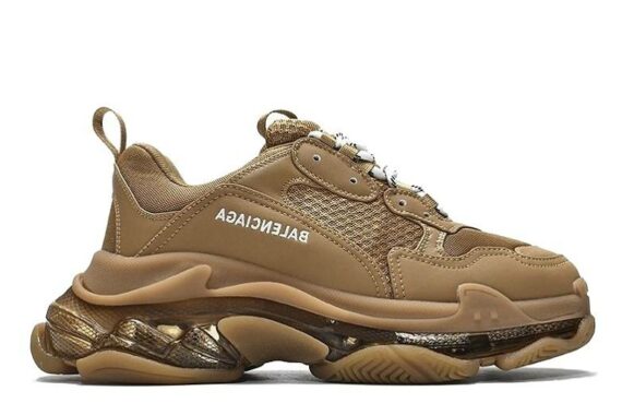 Balenciaga Triple S Clear Sole “Brown”