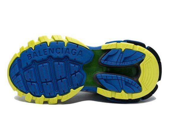 Balenciaga Tess S. "Grey Blue Yellow"