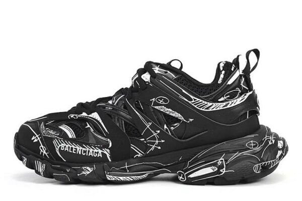 Balenciaga Tess S."Black-And-White Painting"