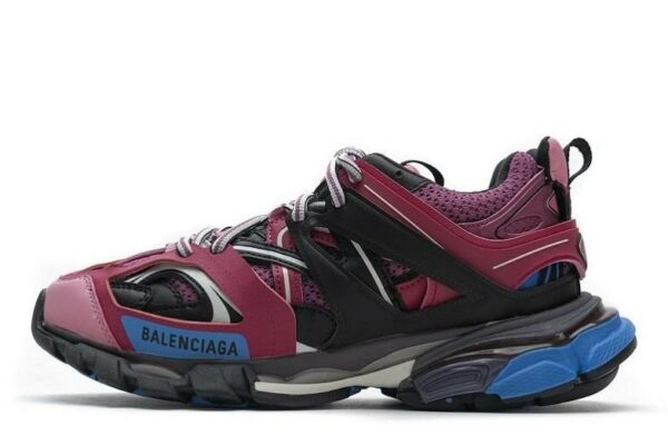 Balenciaga Tess S. "Black Purplish Red"