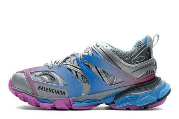 Balenciaga Tess S. "Blue Pink Silver"