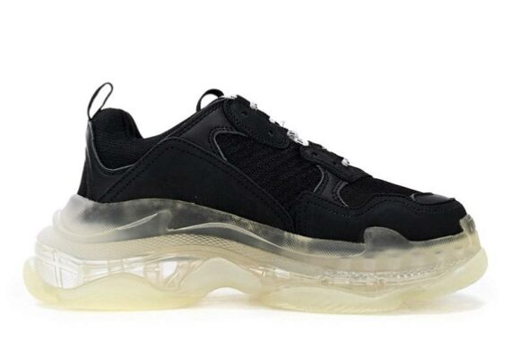 Balenciaga Triple S Clear Sole "Black Crystal"