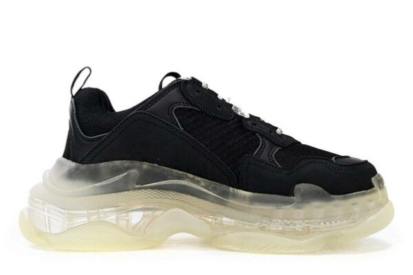 Balenciaga Triple S Clear Sole Black Crystal 544351W09010823