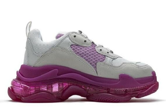Balenciaga Triple S Clear Sole "White Pink"