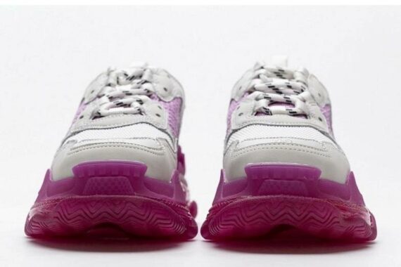 Balenciaga Triple S Clear Sole "White Pink"