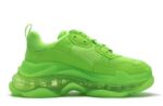 Balenciaga Triple S Clear Sole "Fluorescent Green"