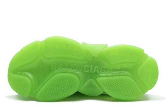 Balenciaga Triple S Clear Sole "Fluorescent Green"