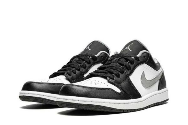 Jordan 1 Black White Particle Grey Low 553558-040