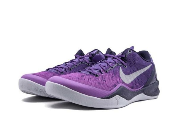 Nike Kobe 8 Playoffs Purple Platinum 555035-500