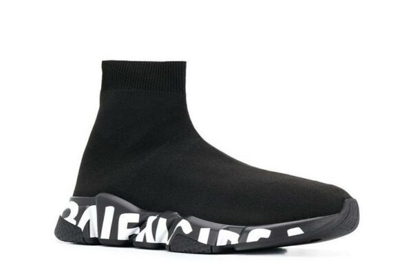 Balenciaga Speed Trainer Graffiti - Black Red 605972W05GE