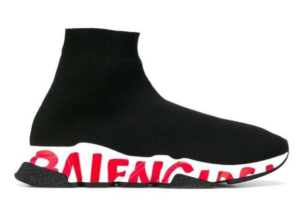 Balenciaga Speed Trainer "Graffiti - Black Red"